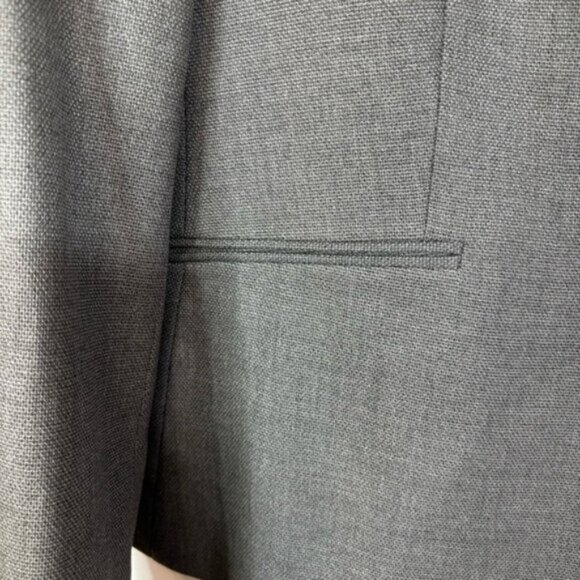 Simon Jersey Women’s Grey Blazer UK 16 US 14 Contemporary Classic Career Wear - Picture 6 of 11